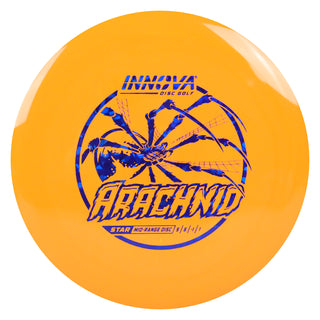 Innova Disc Golf Star Arachnid Midrange Disc 5/6/-1/1 Orange/Navy Shatter 176 grams
