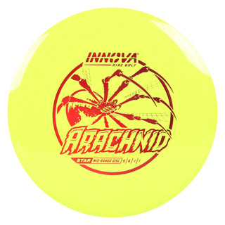 Innova Disc Golf Star Arachnid Midrange Disc 5/6/-1/1 Yellow/Red 177 grams