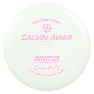 Innova Disc Golf KC Pro Calvin Heimburg Aviar Putter 2/3/0/2 Super White/Pink 175 grams