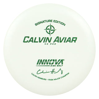 Innova Disc Golf KC Pro Calvin Heimburg Aviar Putter 2/3/0/2 Super White/Green 175 grams