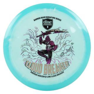 Discmania Disc Golf Gannon Buhr Horizon Premier Q-Line Cloud Breaker Light Blue White/Holo Discs 174 grams