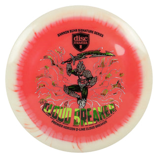 Discmania Disc Golf Gannon Buhr Horizon Premier Q-Line Cloud Breaker White Red/Camo 173 grams