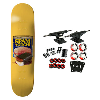 Thank You Skateboard Complete Hamaguchi Spamaguchi Yellow 8.25" x 31.875"