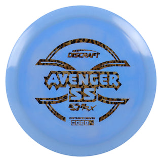 Discraft Disc Golf ESP FLX Avenger SS Distance Driver 10/5/-3/1 Slate Blue/Gold Leopard 167-169g