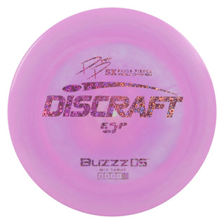 Discraft Disc Golf Paige Pierce ESP Buzzz OS Midrange 5/4/0/3 Purple/Hearts 173g
