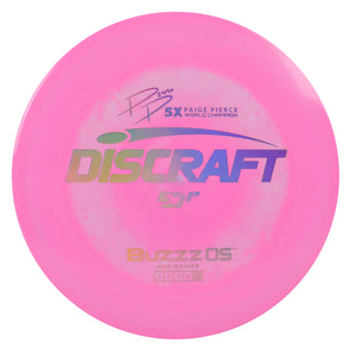 Discraft Disc Golf Paige Pierce ESP Buzzz OS Midrange 5/4/0/3 Pink/Pink Holo 175g