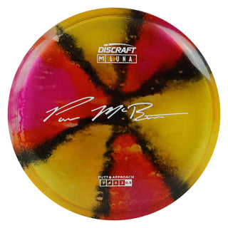 Discraft Disc Golf Paul McBeth Z Line Fly Dye Luna Putter 3/4/0/2 Red Triangles/White 172g