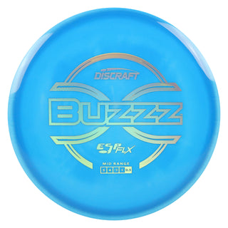 Discraft Disc Golf ESP FLX Buzzz Midrange Disc 5/4/-1/1 Blue/Gold 170-172g