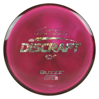Discraft Disc Golf Paul McBeth Signature ESP Buzzz Midrange 5/4/-1/1 Black Purple/Holo Buzzz 175g
