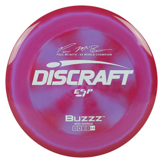 Discraft Disc Golf Paul McBeth Signature ESP Buzzz Midrange 5/4/-1/1 Red Blue/White 172g