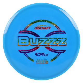 Discraft Disc Golf ESP FLX Buzzz Midrange Disc 5/4/-1/1 Blue/Rainbow Stars 173-174g