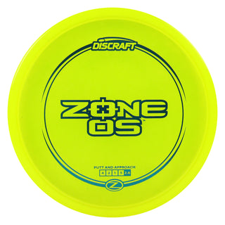 Discraft Disc Golf Z Line Zone OS Putter 4/2/1/5 Yellow/Turquoise 174g