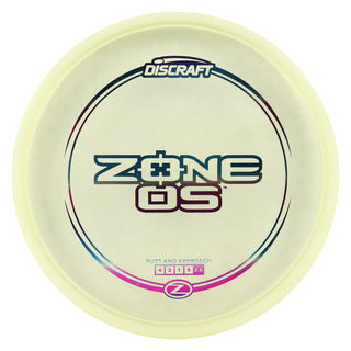 Discraft Disc Golf Z Line Zone OS Putter 4/2/1/5 Clear/Purple Metallic 175g