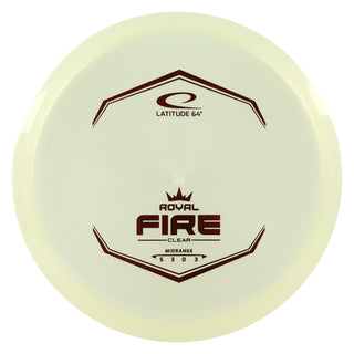 Latitude 64 Royal Clear Fire Midrange Disc 5/3/0/3 White/Red 175 grams
