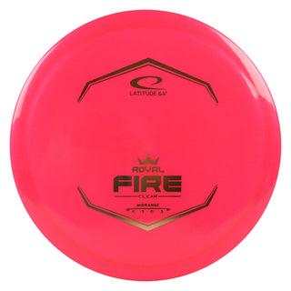 Latitude 64 Royal Clear Fire Midrange Disc 5/3/0/3 Red/Gold 178 grams