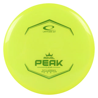 Latitude 64 Royal Clear Peak Putt and Approach 3/3/0/1 Yellow/Olive 173 grams