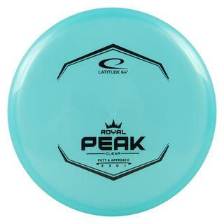 Latitude 64 Royal Clear Peak Putt and Approach 3/3/0/1 Blue/Black 176 grams