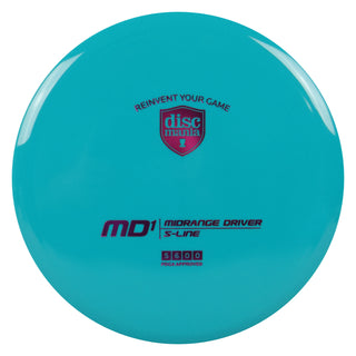 Discmania Disc Golf S-Line MD1 Midrange 5/6/0/0 Turquoise/Purple 176 grams
