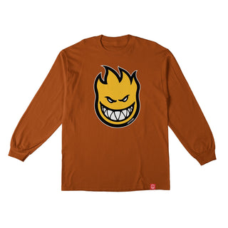 Spitfire Wheels Skateboard Longsleeve Shirt Bighead Fill Burnt Orange
