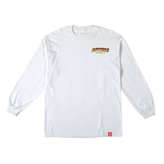 Spitfire Wheels Skateboard Longsleeve Shirt Hell Hounds II White