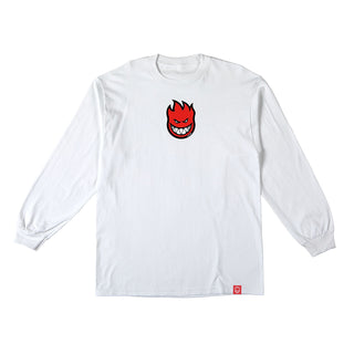 Spitfire Wheels Longsleeve Shirt Bighead Mid Fill White/Red