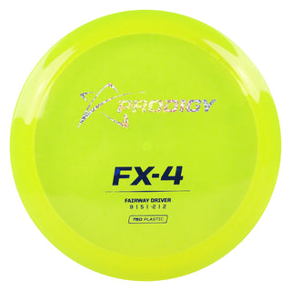Prodigy Disc Golf 750 FX-4 Fairway Driver 9/5/-2/2 Yellow/Holo Shimmer/Navy Shatter 175 grams