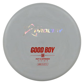 Prodigy Disc Golf 300 Good Boy Putt and Approach 3/5/0/2 Grey/Holo/Red Shimmer 175 grams
