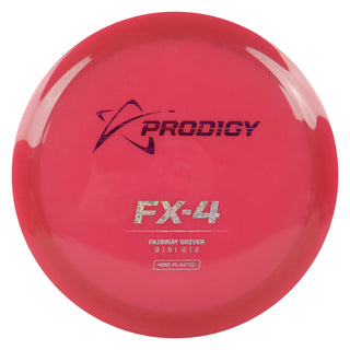 Prodigy Disc Golf 400 FX-4 Fairway Driver 9/5/-2/2 Dark Pink/Purple Lines/Holo Shimmer 169 grams