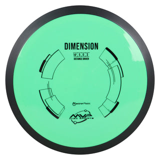 MVP Disc Golf Neutron Dimension Distance Driver 14.5/5/0/3 Green 173 grams