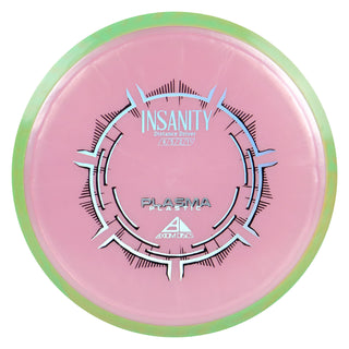 Axiom Disc Golf Plasma Insanity Distance Driver 9/5/-2/1.5 Pink/Green Orange 174 grams