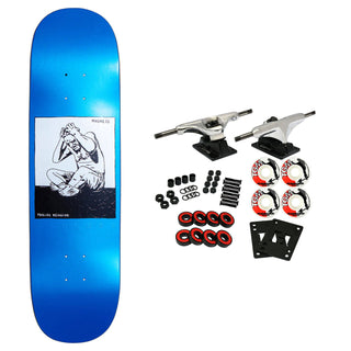 Madness Skateboard Complete Stressed Popsicle Blue/White 8.375"