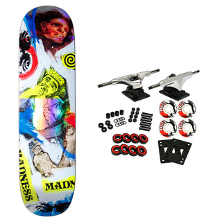 Madness Skateboard Complete Mental Block Popsicle Multi 8.375"