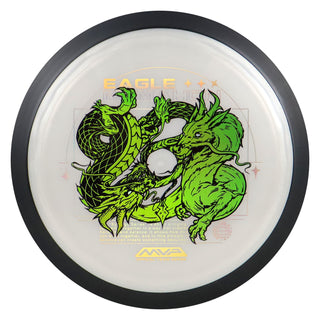 MVP Disc Golf Plasma Dimension Eagle McMahon Team Series Distance Driver 14.5/5/0/3 Pearl/Green Holo 173 grams