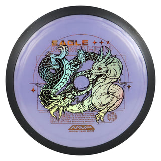 MVP Disc Golf Plasma Dimension Eagle McMahon Team Series Distance Driver 14.5/5/0/3 Purple/Gold Holo 172 grams