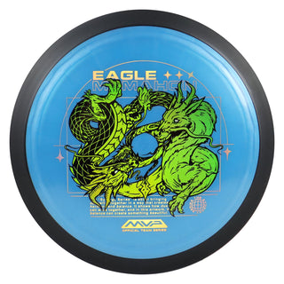MVP Disc Golf Plasma Dimension Eagle McMahon Team Series Distance Driver 14.5/5/0/3 Blue/Green Holo 172 grams
