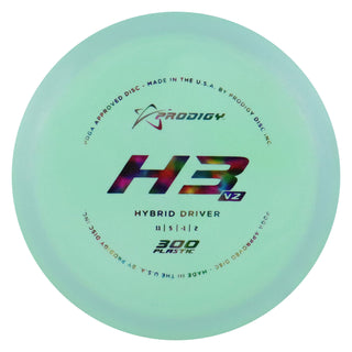 Prodigy Disc Golf 300 H3 V2 Hybrid Driver 10/5/-1/1 Mint/Jellybean 174 grams
