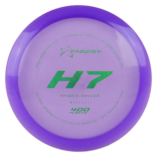 Prodigy Disc Golf 400 H7 Hybrid Driver 9/5/-4/1 Purple/Green Shimmer 175 grams