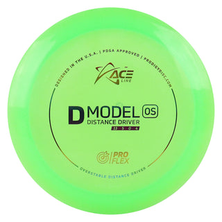 Ace Line Disc GolfÂ ProFlex D Model OS Distance Driver 13/5/0/4 Green/Rainbow 174 grams