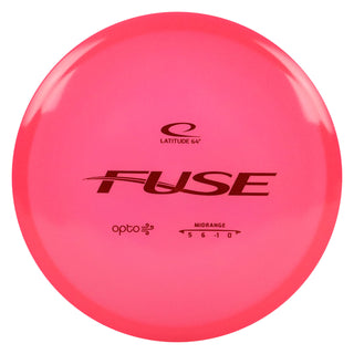 Latitude 64 Disc Golf Opto Air Fuse Midrange 5/6/-1/0 Red/Red 157 grams