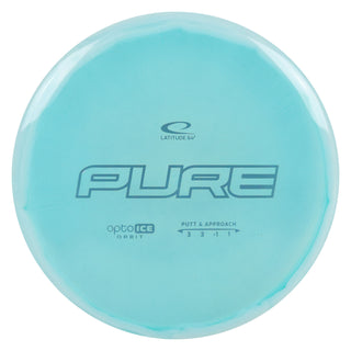 Latitude 64 Disc Golf Opto-Ice Orbit Pure Putter 3/3/-1/1 Teal/Teal 173 grams