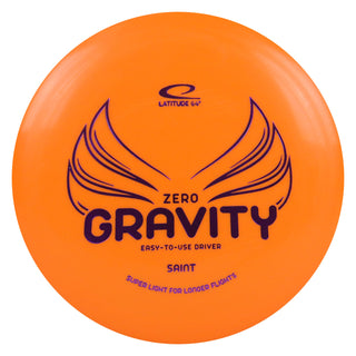 Latitude 64 Disc Golf Zero Gravity Saint Fairway Driver 9/7/-1/2 Orange/Purple 125 grams