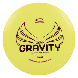 Latitude 64 Disc Golf Zero Gravity Saint Fairway Driver 9/7/-1/2 Yellow/Purple 127 grams