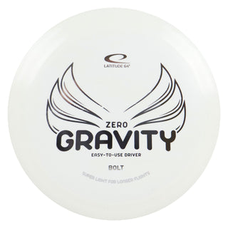 Latitude 64 Disc Golf Zero Gravity Bolt Distance Driver 13/6/-2/3 White/Silver 128 grams