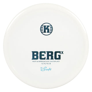 Kastaplast Disc Golf K1 Soft Berg X Putter 1/1/1/2 White/Blue 173 grams