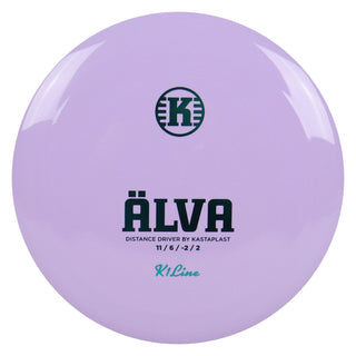 Kastaplast Disc Golf K1 Alva Distance Driver 11/6/-2/2 Lavender/Turquoise 169 grams