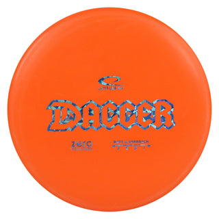 Latitude 64 Disc Golf Zero Hard Dagger Putter 2/5/0/1 Orange/Blue Shatter 173 grams