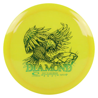 Latitude 64 Disc Golf Opto Air Diamond Fairway Driver 8/6/-3/1 Yellow/Green 148 grams