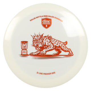 Discmania Disc Golf Niklas Anttila Triumph Series Premier Q-Line DD3 White/Orange 175 grams
