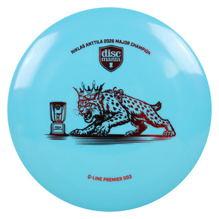 Discmania Disc Golf Niklas Anttila Triumph Series Premier Q-Line DD3 Blue/Red 175 grams