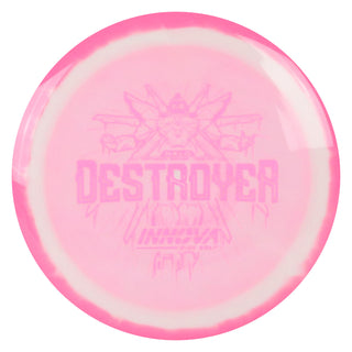 Innova Disc Golf Halo Star Destroyer Distance Driver 12/5/-1/3 Pink White/Pink 158 grams